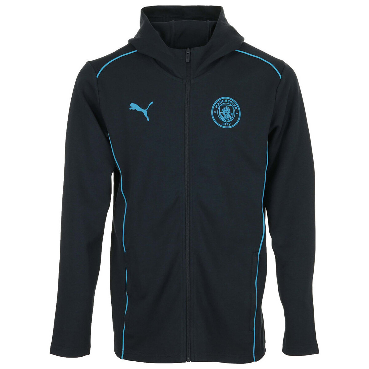 Puma  Mcfc Casuals Hooded Jkt  Modrá