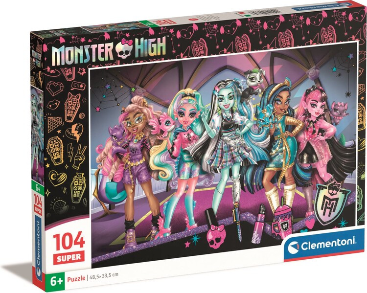 CLEMENTONI Puzzle Super - Monster High, 104 ks