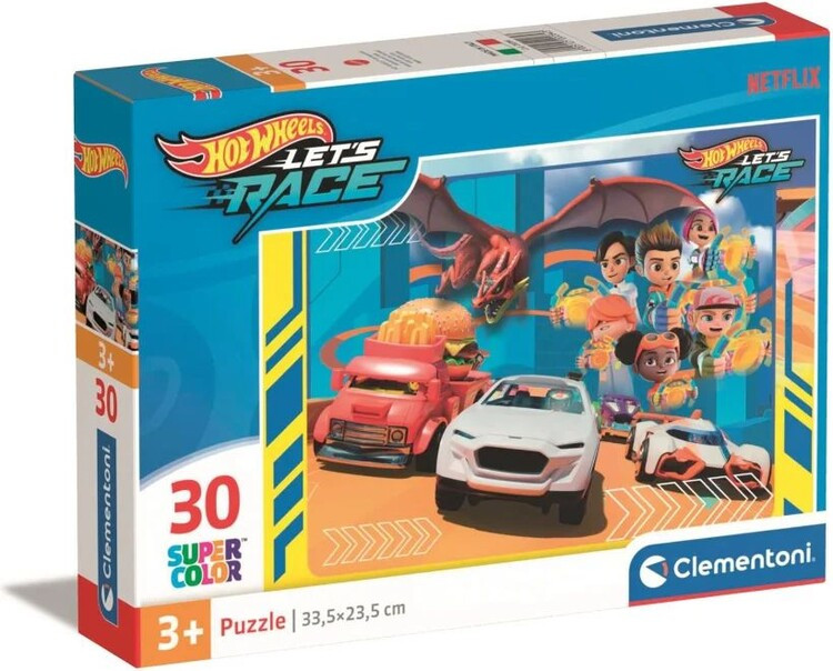 CLEMENTONI Puzzle Hot Wheels, 30 ks