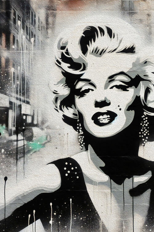 Andreas Magnusson Ilustrace Marilyn Monroe, Andreas Magnusson, 26.7 × 40 cm