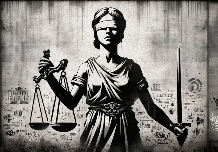 Andreas Magnusson Ilustrace Mrs Justice, Andreas Magnusson, 40 × 26.7 cm