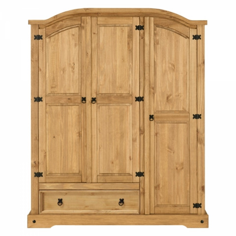 Skříň 3dveřová CORONA vosk 162848 Idea