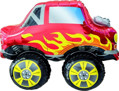 Foliový balonek Monster Truck 52 x 68 cm - Street