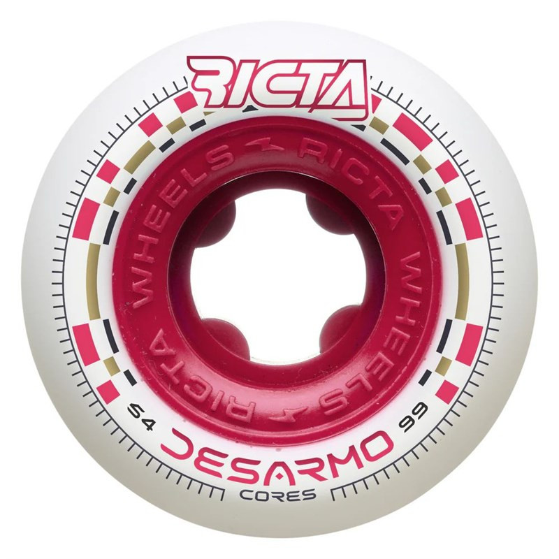 kolečka RICTA - 54mm Desarmo Cores White Round 99a Ricta Wheels (144180)