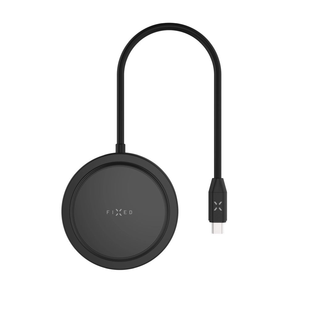 Usb kabel 7-portový Usb-c Fixed Maghub s bezdrátovým nabíjením a podporou Magsafe, pro notebooky a tablety, černý