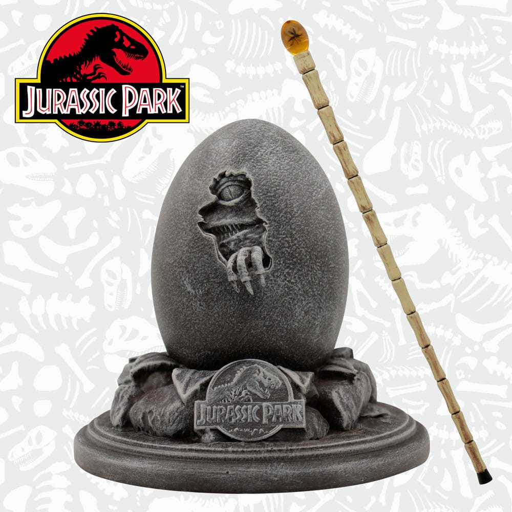 FaNaTtik | Jurassic Park - 30th Anniversary Replica Egg & John Hammond Cane Set 12 cm