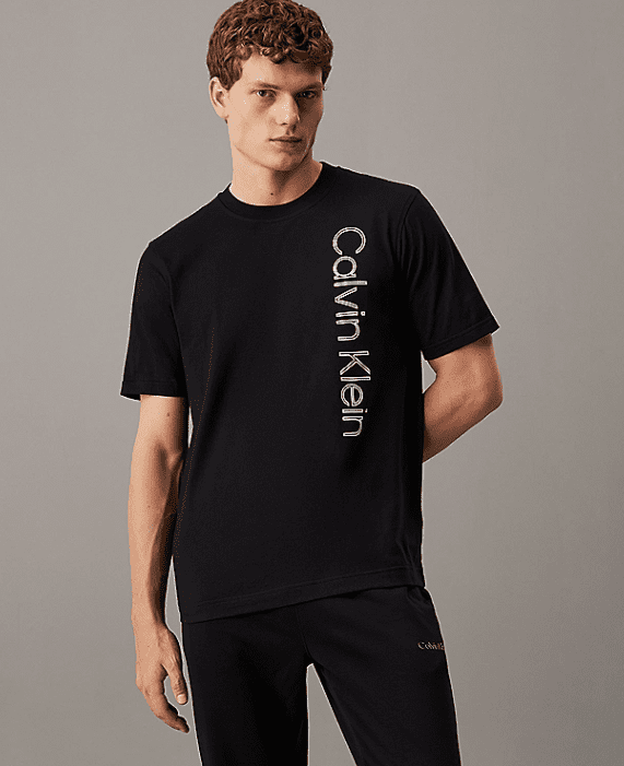Calvin klein pw - graphic s/s t-shirt s