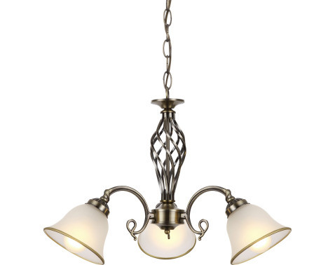 Lustr Odin, mosaz, 3 svítidla