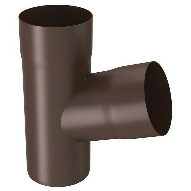 Odbočka svodu boční DEKRAIN ROBUST 80/80 RAL 8017 čokoládově hnědá