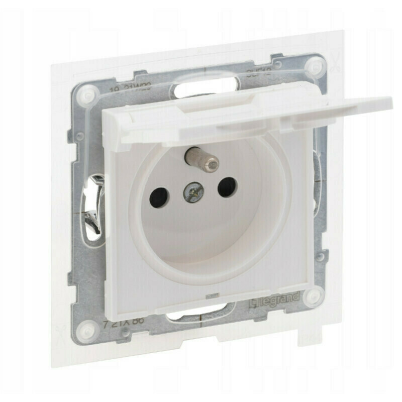 Zásuvka 230 V jednonásobná Legrand Suno bílá