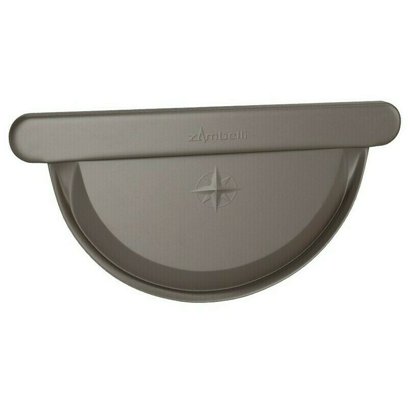 Čelo žlabu velké DEKRAIN ROBUST 280 RAL 8014 Testa di Moro