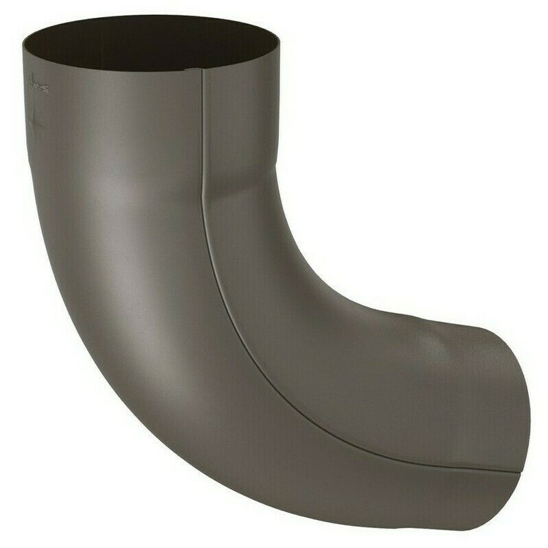 Koleno jednodílné DEKRAIN ROBUST 80 RAL 8014 Testa di Moro