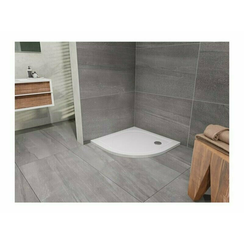 Vanička sprchová Lansanit EX 1 000×1 000×35 mm R 550 litý mramor