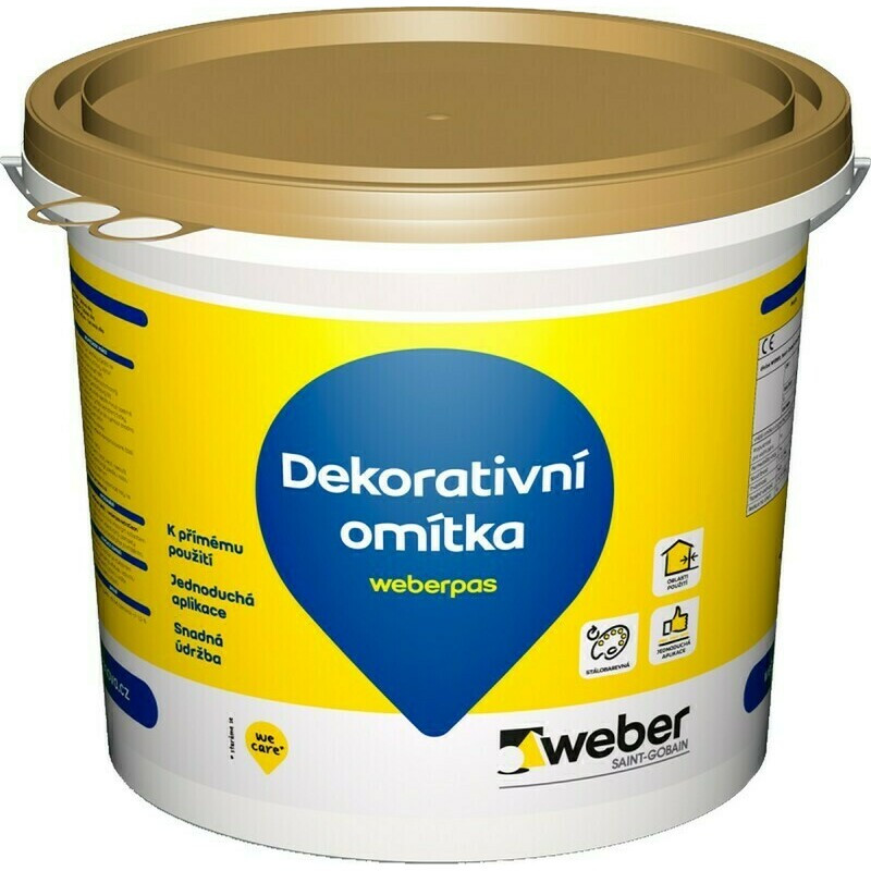 Omítka dekorativní weberpas design stone 12 20 kg