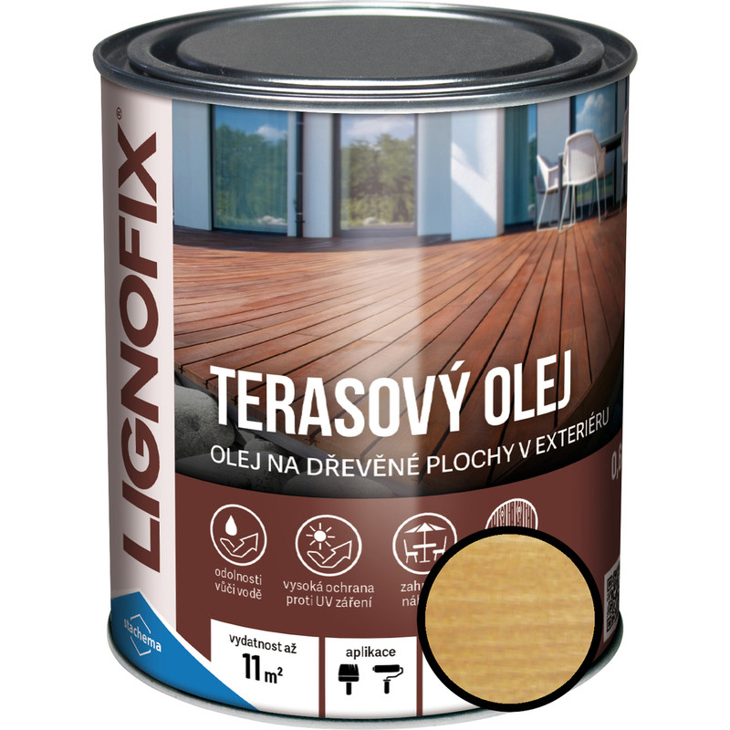 Olej terasový Lignofix borovice, 5 l