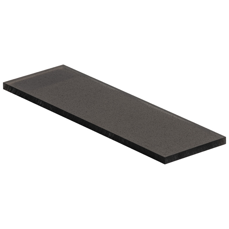 Deska polykarbonátová plná strukturovaná TEX 6 2UV bronz 1 400×4 500 mm