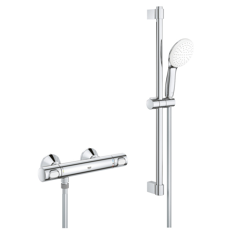 Baterie sprchová termostatická Grohe Grohterm 500 150mm chrom se sprchovou soupravou