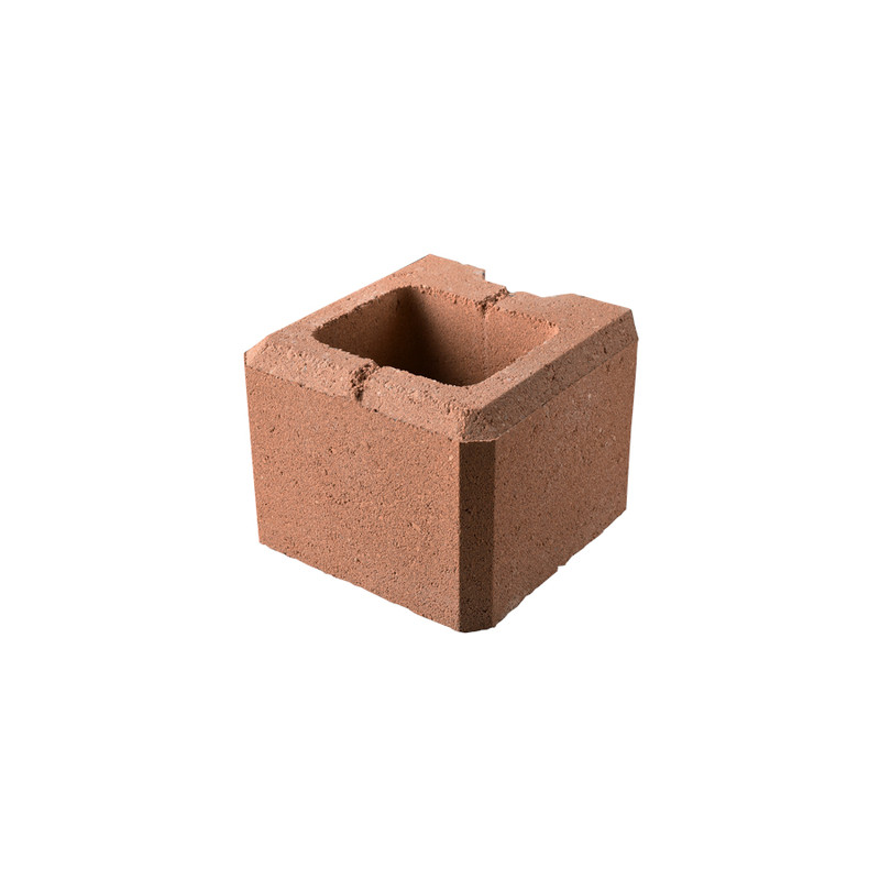 Tvárnice plotová DITON VISO koncová poloviční cihlová 200×200×150 mm