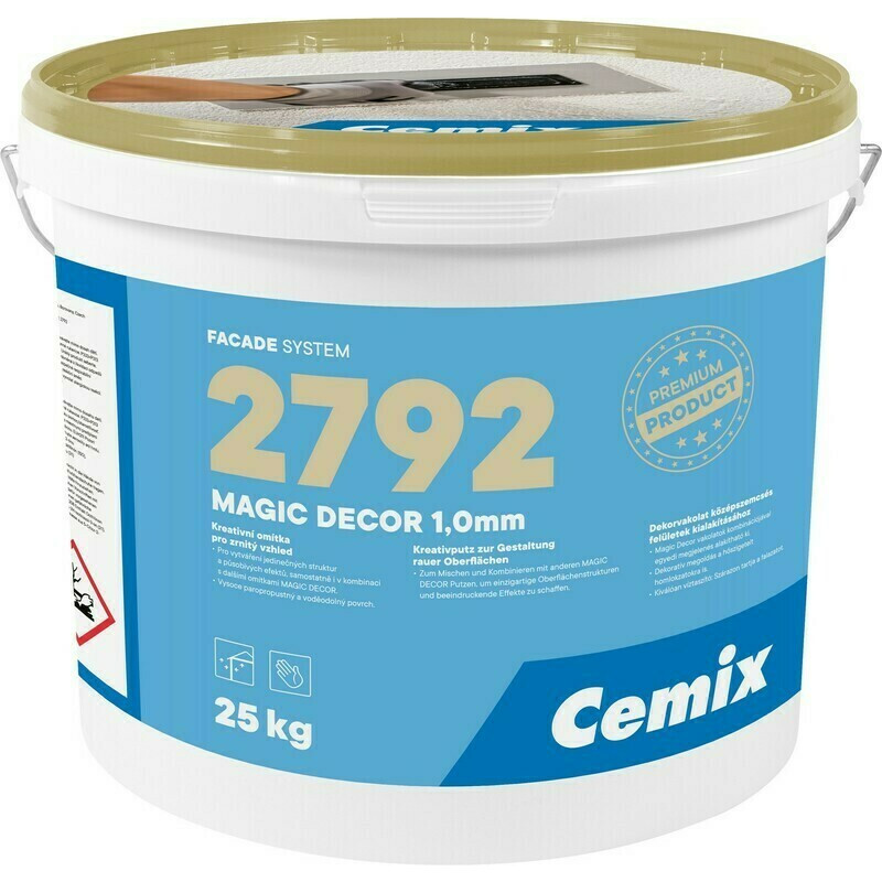 Omítka silikonová Cemix 2792 MAGIC DECOR 1 mm 25 kg