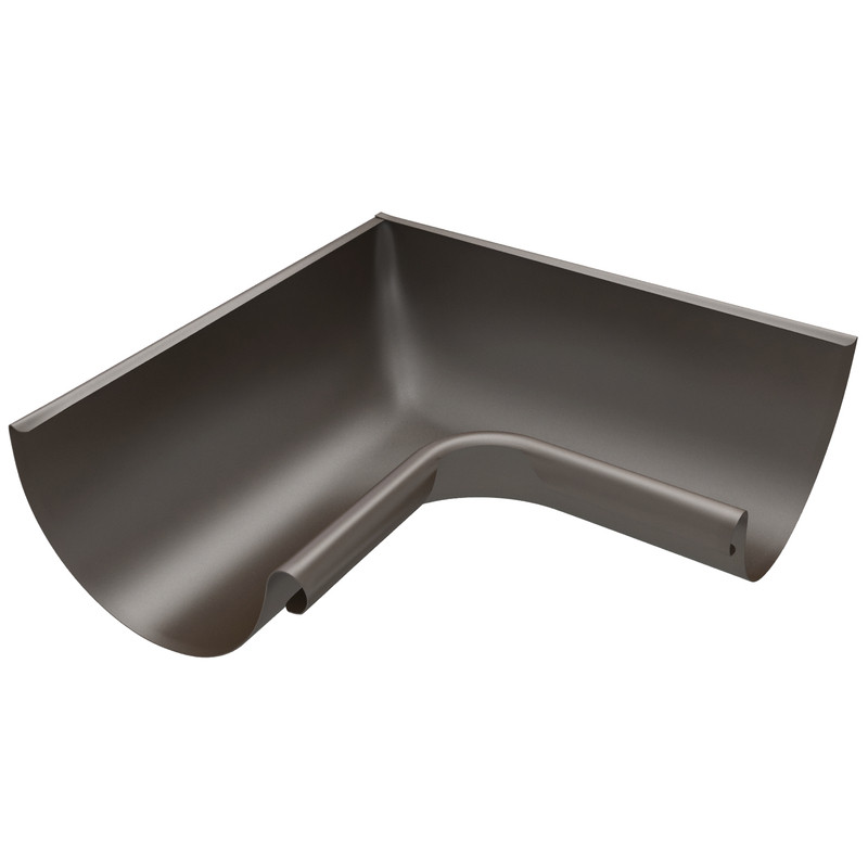 Roh žlabu lisovaný vnitřní DEKRAIN ROBUST 330 RAL 8014 Testa di Moro