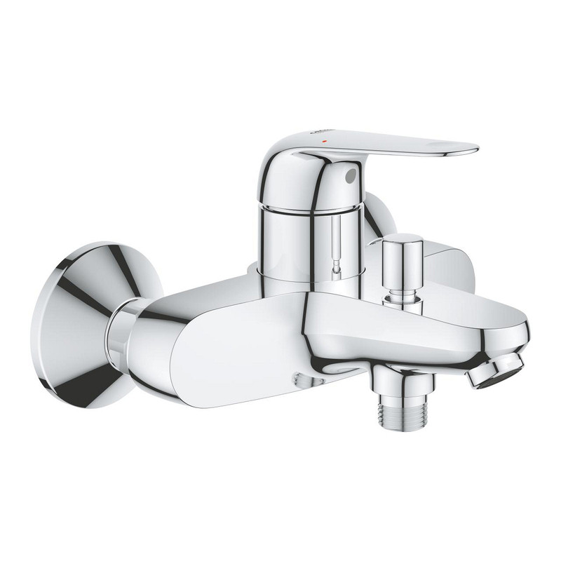 Baterie vanová nástěnná Grohe Euroeco 150 mm chrom s přepínačem 32743001