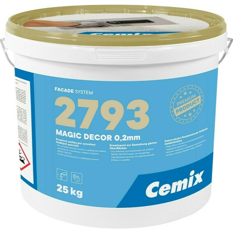 Omítka silikonováCemix 2793 MAGIC DECOR 0,2 mm 25 kg