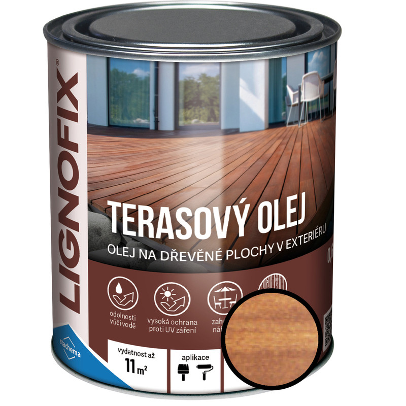 Olej terasový Lignofix modřín, 5 l