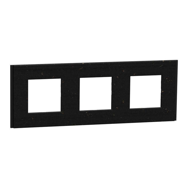 Rámeček Schneider Electric Unica Nová Deco Materials trojnásobná chiped wood