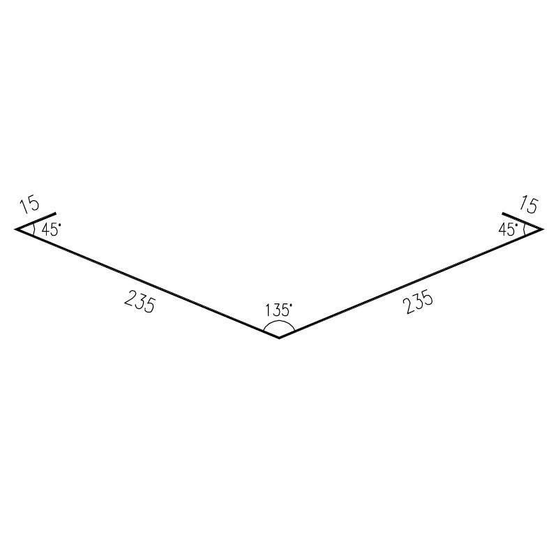 Úžlabí RS500S-135 SP 35 TEX 2M38A cihlová