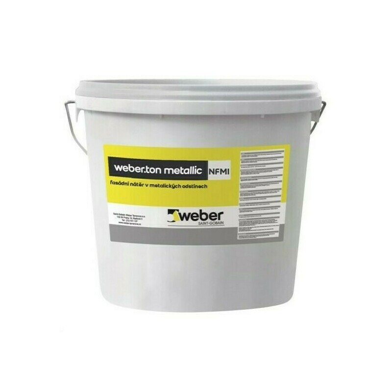 Barva fasádní weberton metallic 02 15 kg