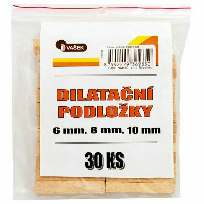 Podložky dilatační 6/8/10 mm 30 ks