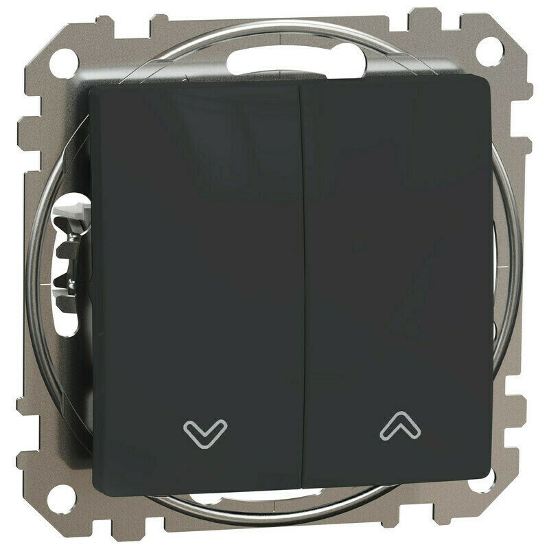 Spínač žaluziový řazení 1+1 s blokací Schneider Sedna Design antracit