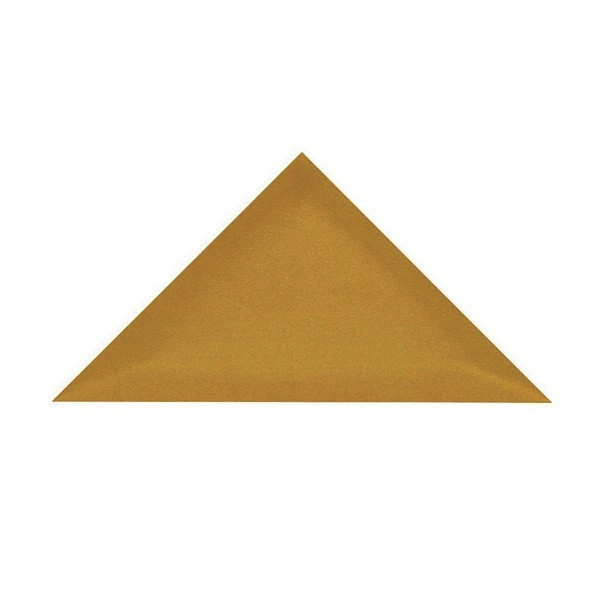 Čalouněný akustický panel nástěnný Riwiera 41 hořčicová trojúhelník - Trojúhelník 3x30 cm