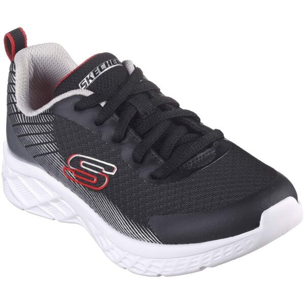 Skechers MICROSPEC II - VOVRIX Dětská vycházková obuv, černá, velikost