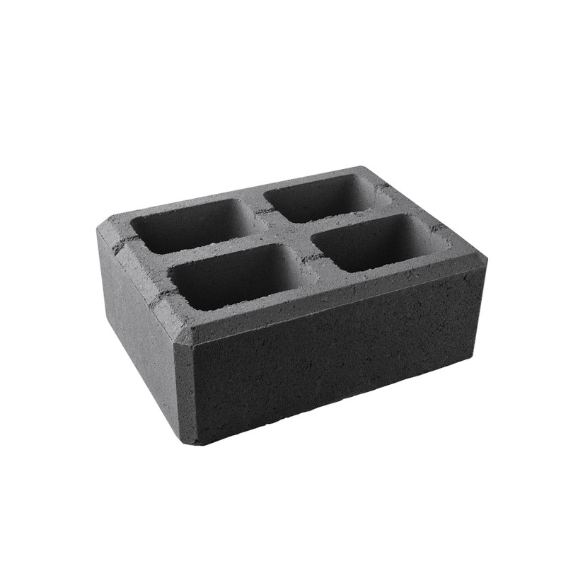 Tvárnice plotová DITON VISO sloupková černá 300×400×150 mm