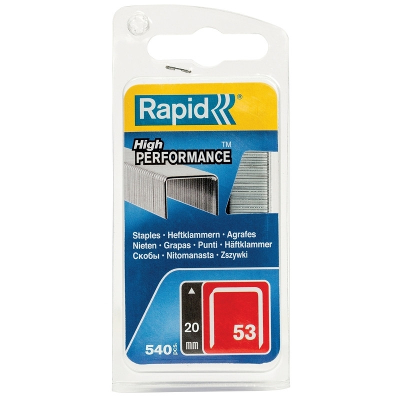 Spony Rapid High Performance 53 11,3×20×0,7 mm 540 ks