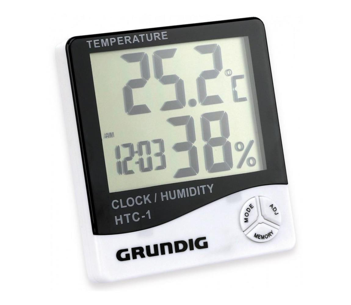 Grundig Grundig - Meteostanice s budíkem 1xAAA