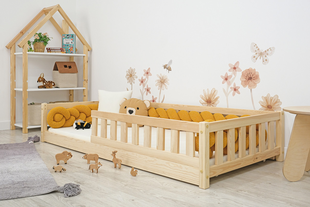 Ourbaby® Montessori Meadow Children's Low Bed - Natural