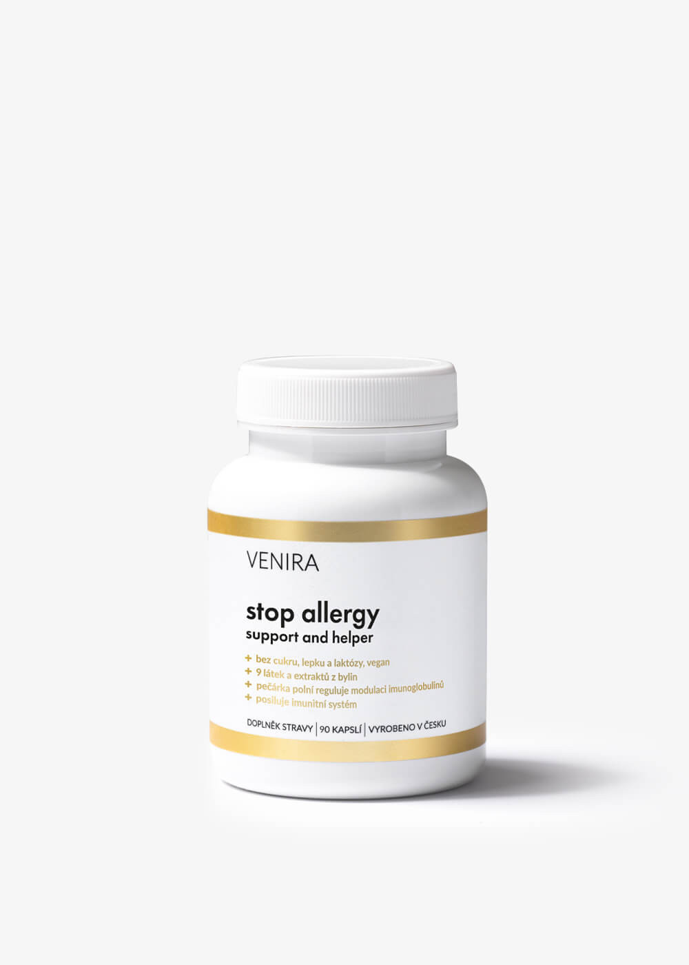 VENIRA stop allergy - support and helper, 90 kapslí