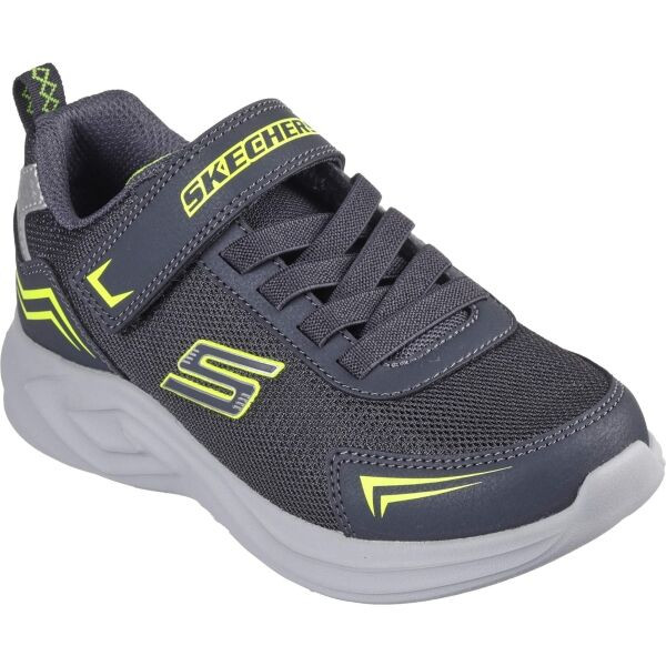 Skechers MAZEMATICS Dětská vycházková obuv, tmavě šedá, velikost