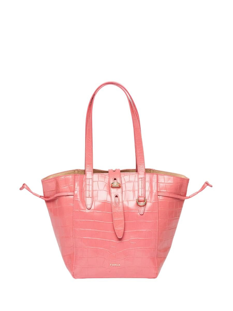 Handbag - FURLA NET M TOTE pink