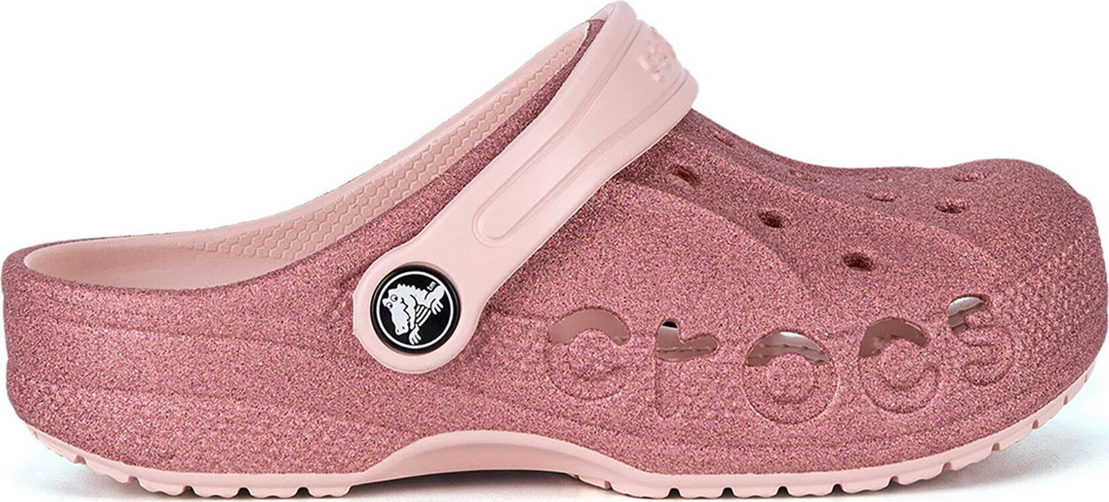 Nazouváky Crocs BAYA GLITTER CLOG TODDLERS 207014-6SR Růžová