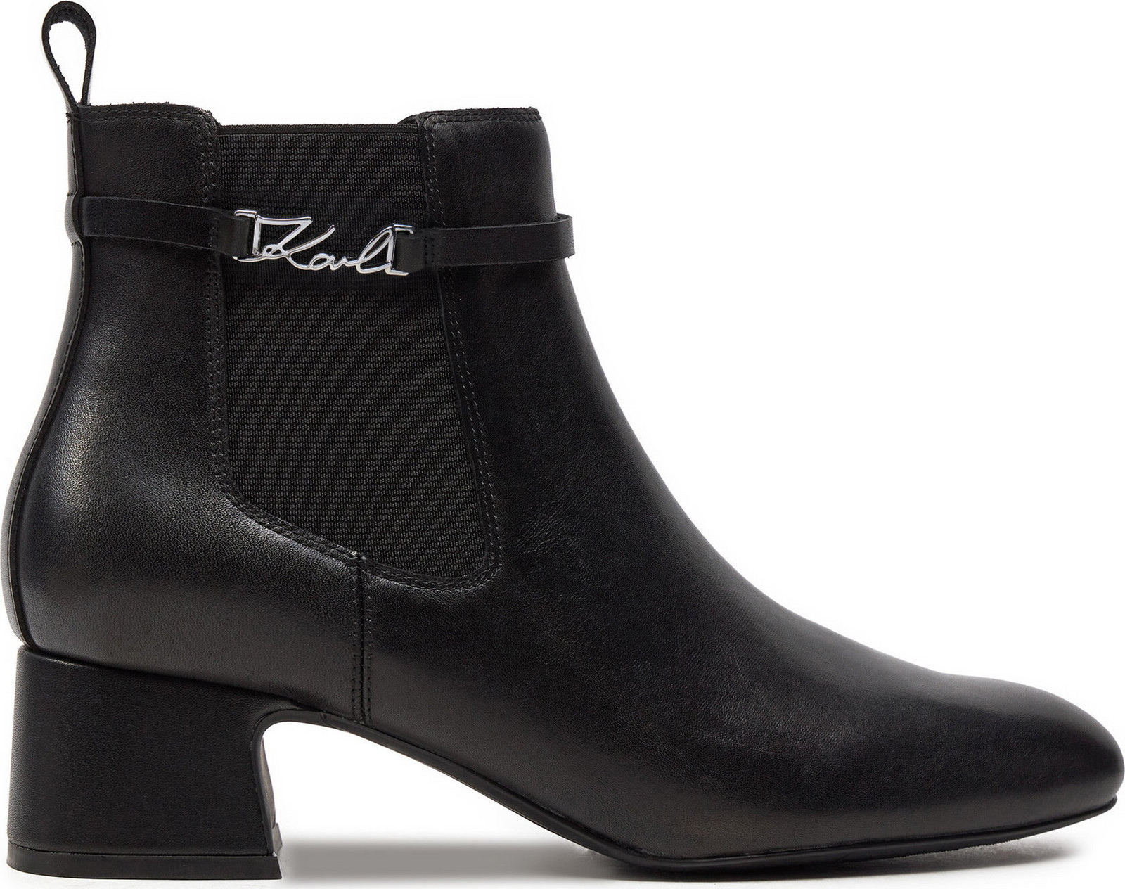 Polokozačky KARL LAGERFELD Bonnie KL30344 Černá