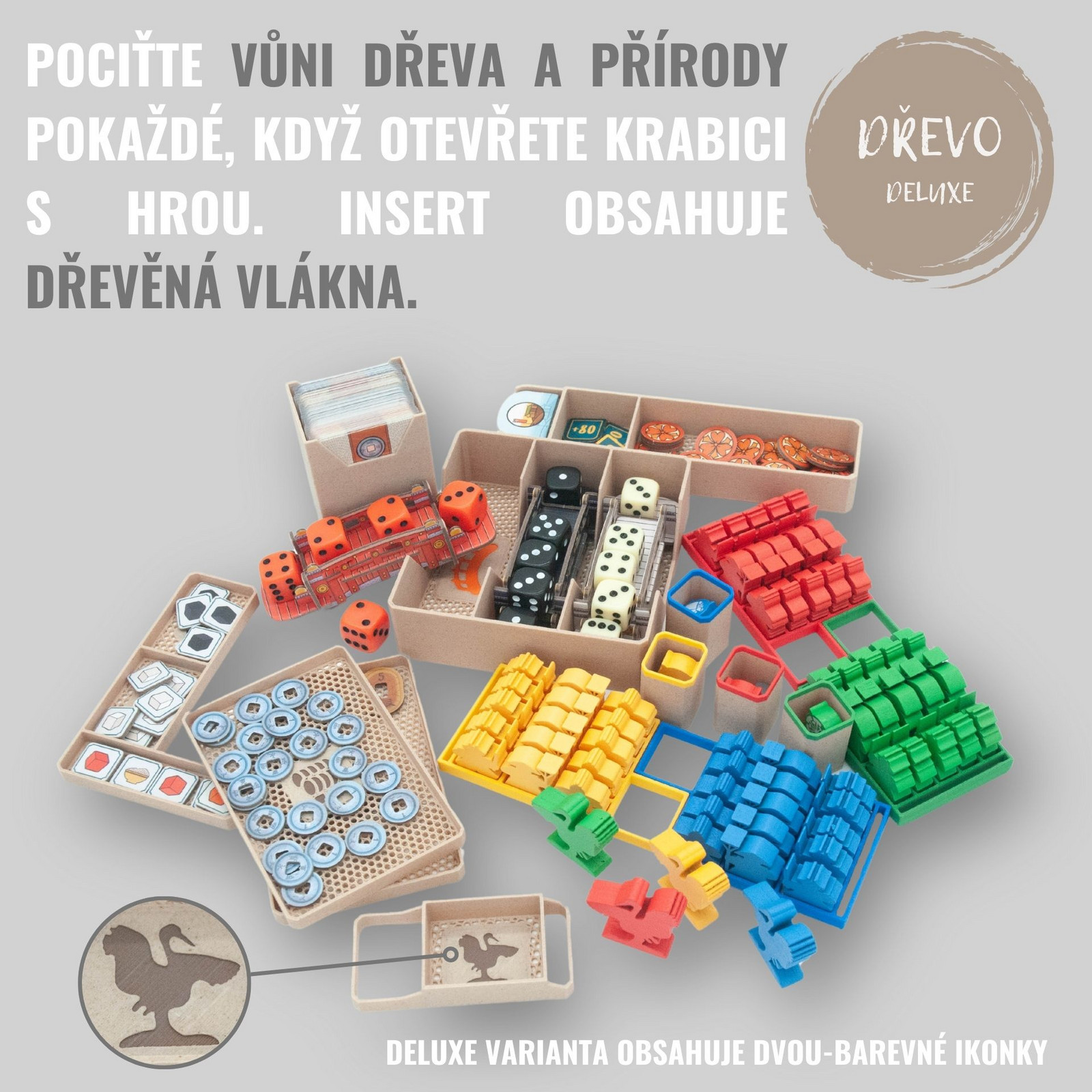 Junta Bílý hrad - INSERT do hry (79298) Barva: Deluxe dřevo