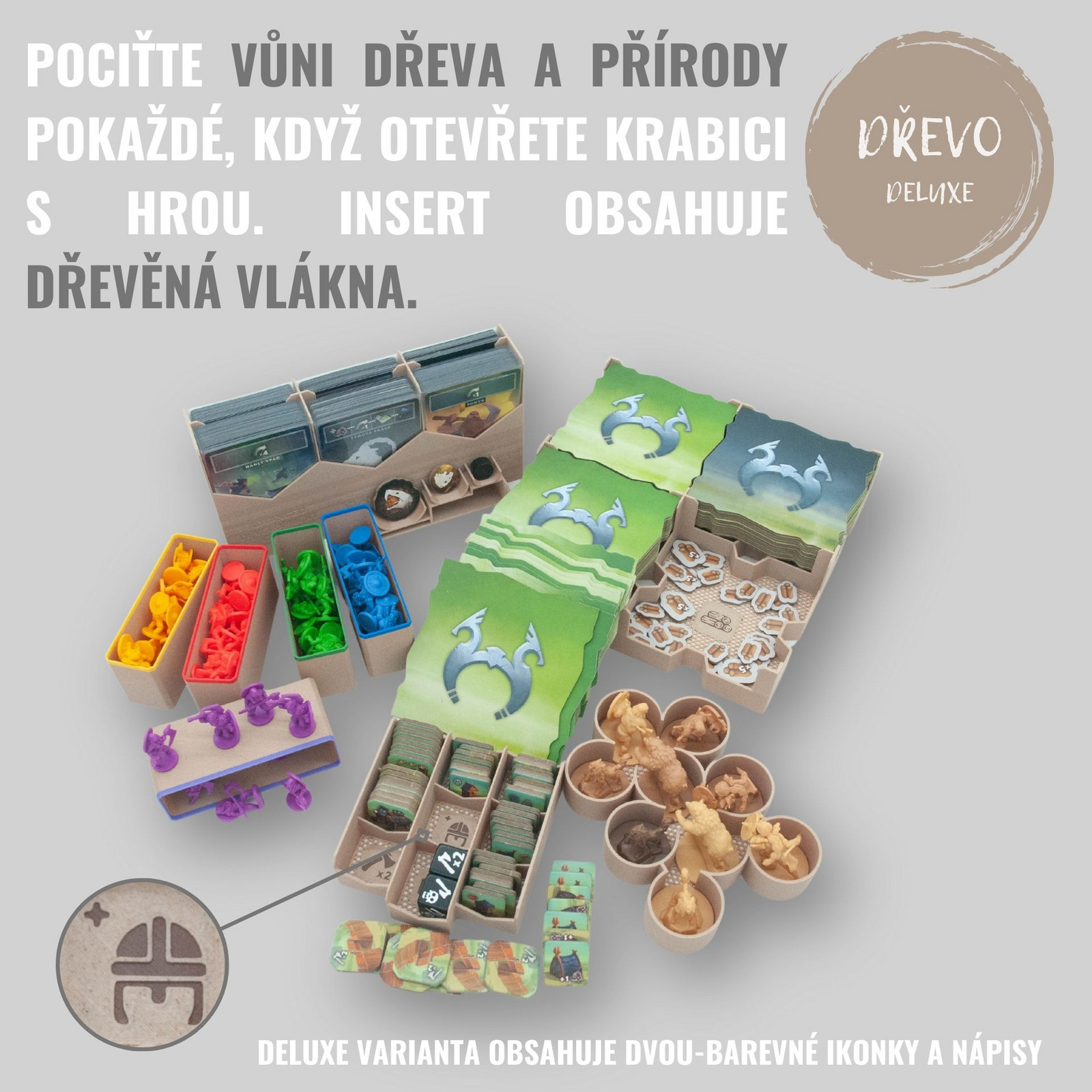 Junta Northgard: Země nepoznané - INSERT do hry (79301) Barva: Deluxe dřevo