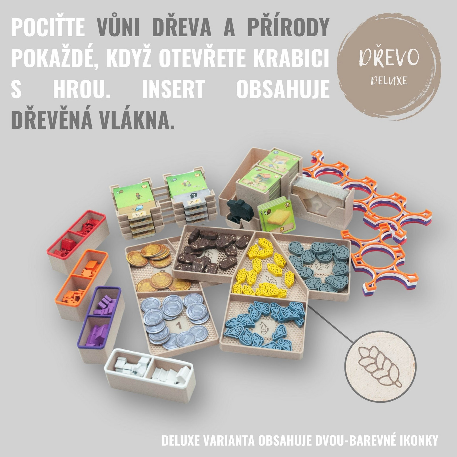 Junta Naše osada - INSERT do hry (79370) Barva: Deluxe dřevo