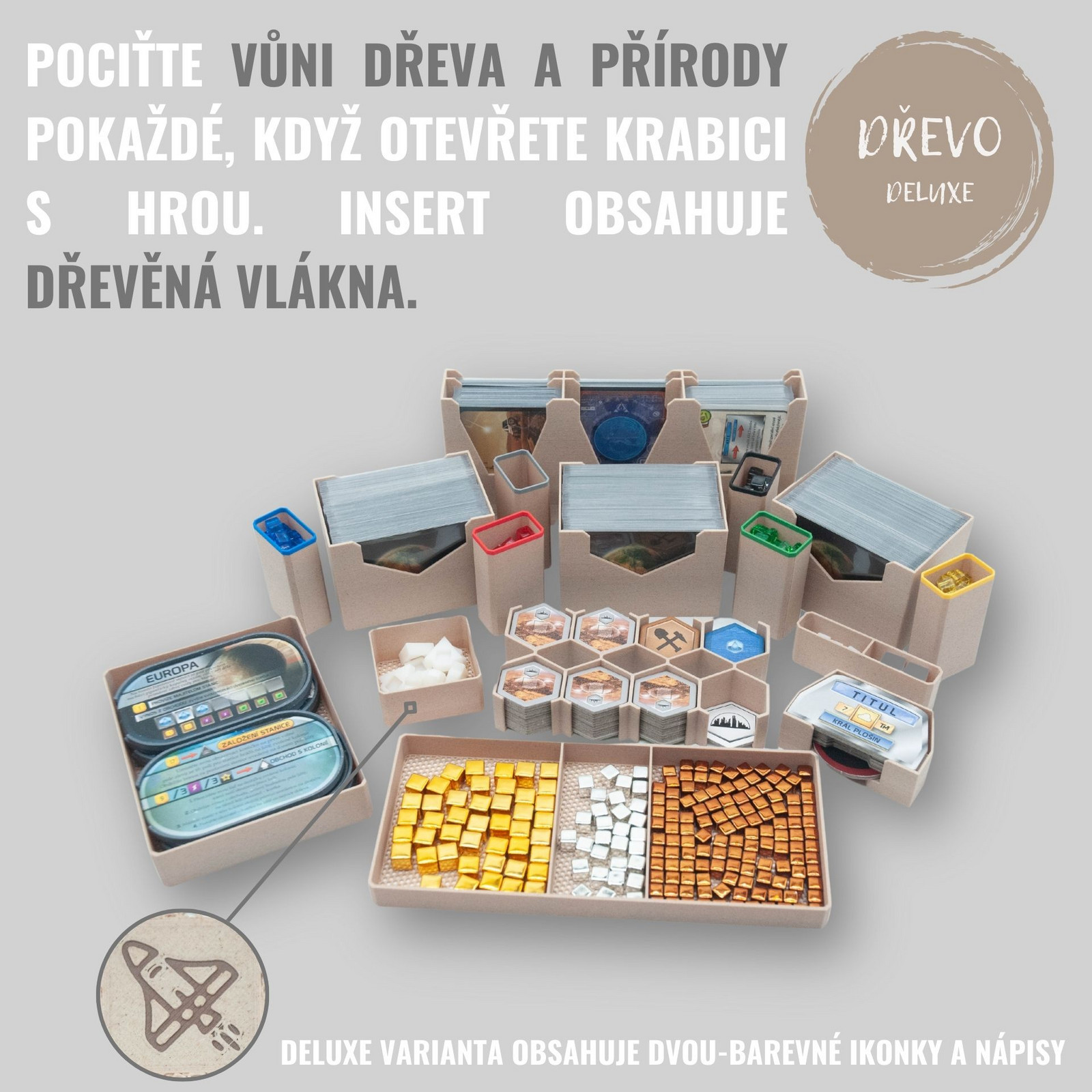 Junta Mars Teraformace - INSERT do hry (79376) Barva: Deluxe dřevo