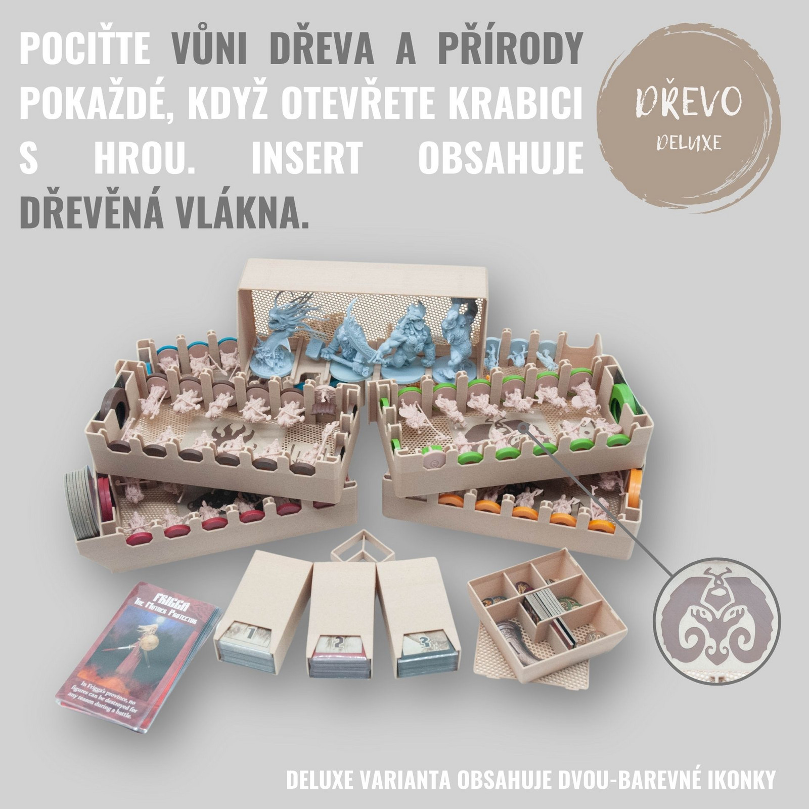 Junta Blood Rage - insert do deskové hry (79775) Barva: Deluxe dřevo