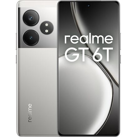 Realme GT 6T 5G Dual SIM barva Fluid Silver paměť 8GB/256GB