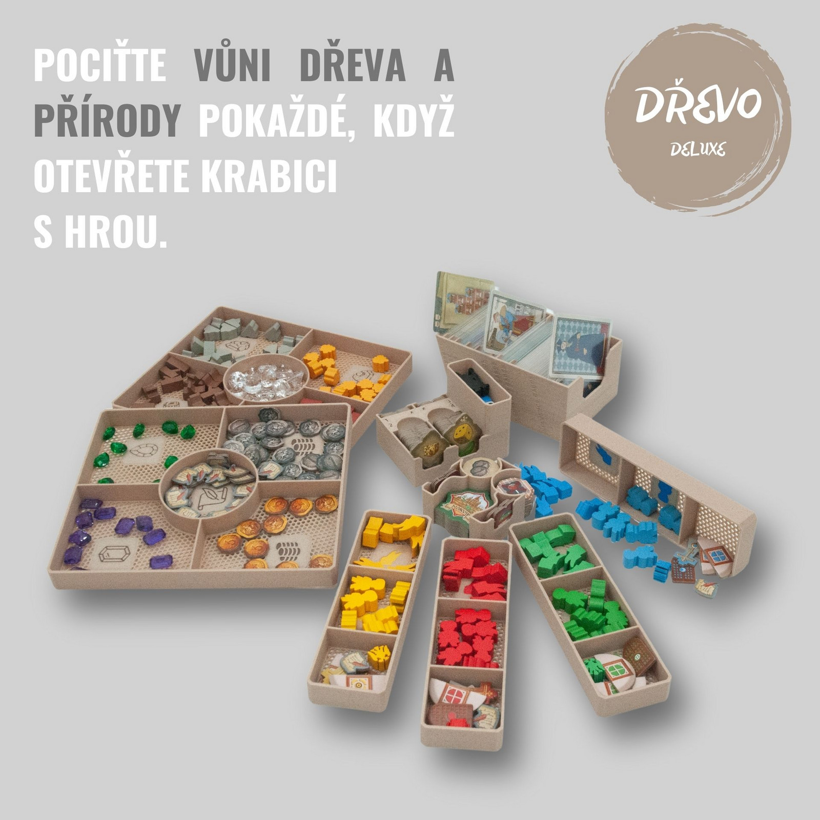 Junta Katedrála - INSERT do hry (79382) Barva: Deluxe dřevo